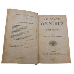 page de titre du livre Le Comte Omnibus, Vol. 2 : Les Filles du Millionnaire