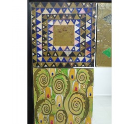 Grand miroir style Klimt