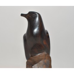 Statue d'oiseau en bois