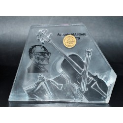 Sculpture en cristal