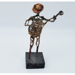 Sculpture en fil métallique
