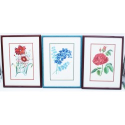 3 dessins signés Debray