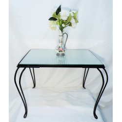 Table basse en verre et en...