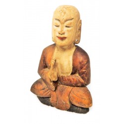 Sculpture en bois, Bouddha...