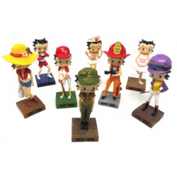 Lot de 8 figurines Betty Boop