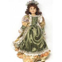 Ancienne poupée de collection en porcelaine.