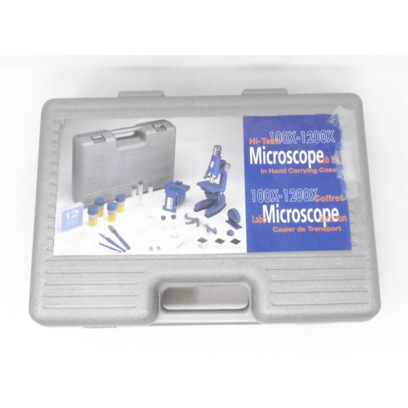 Microscope avec sa mallette de rangement
