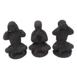 3 Statuettes Bouddhas de la...
