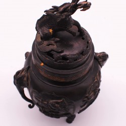 encensoir unique en bronze coulé